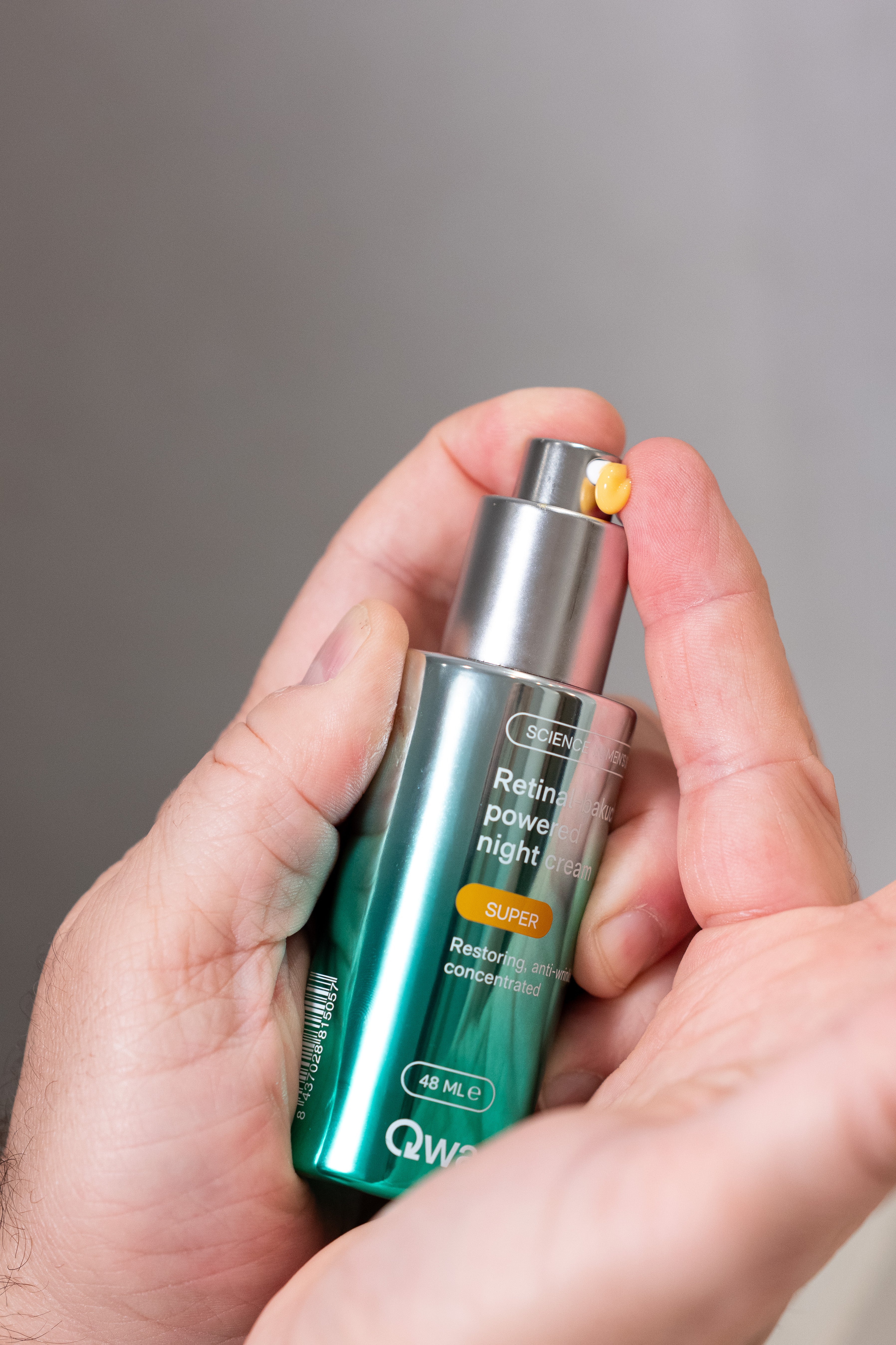 Retinal-backuchiol powered night cream